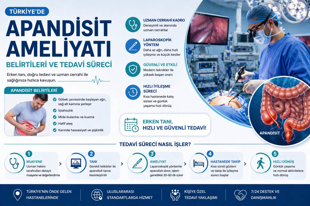 Apandisit Ameliyatı Belirtileri ve Tedavi Süreci